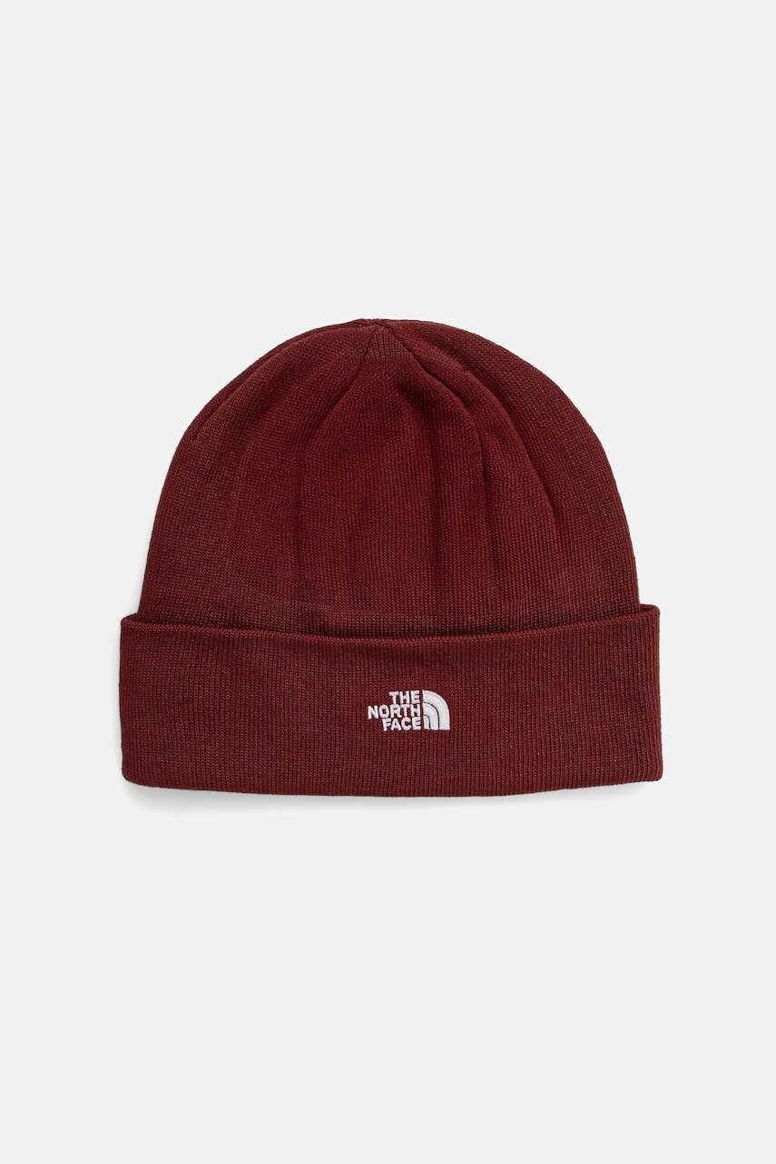 Čiapka The North Face Norm Beanie bordová farba, NF0A5FW10VO1