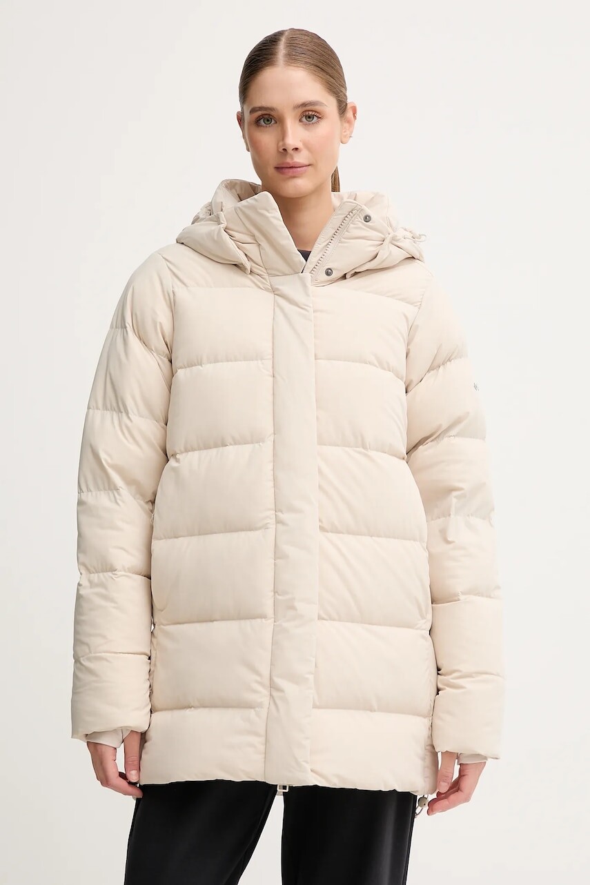 Páperová bunda Columbia Amaze béžová farba, zimná, 2133703