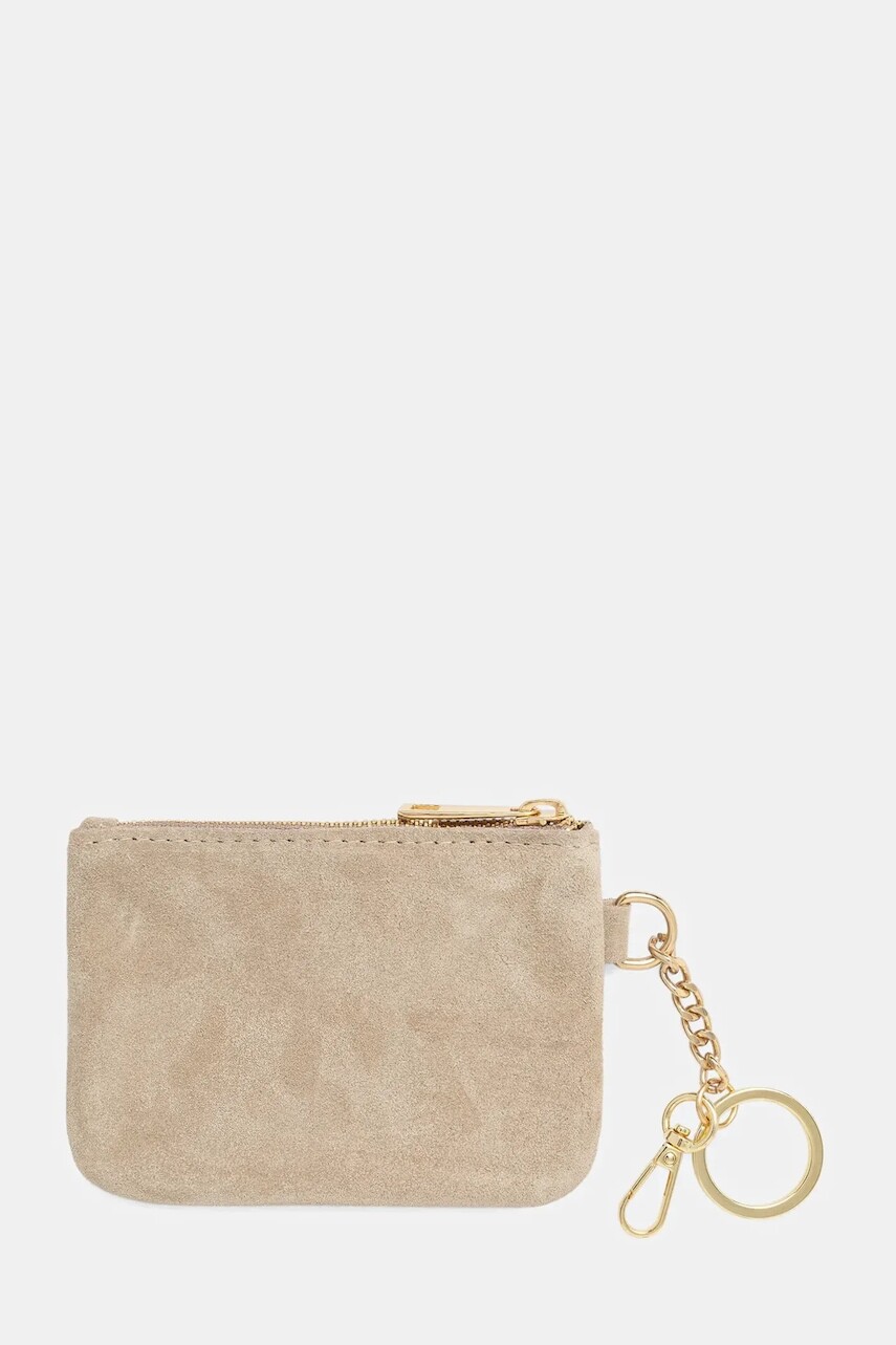 Kožená peňaženka Answear.LAB béžová farba