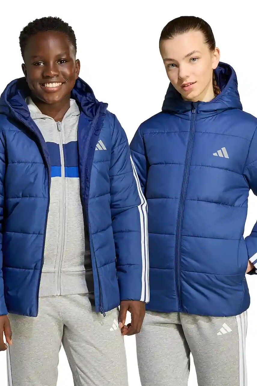 Detská bunda adidas tmavomodrá farba, JL7403