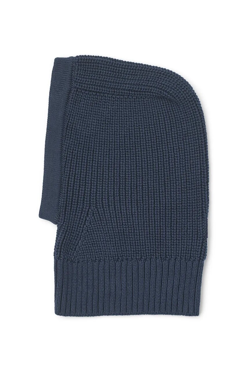 Bavlnená kukla Liewood Sorin Balaclava tmavomodrá farba, LW20100