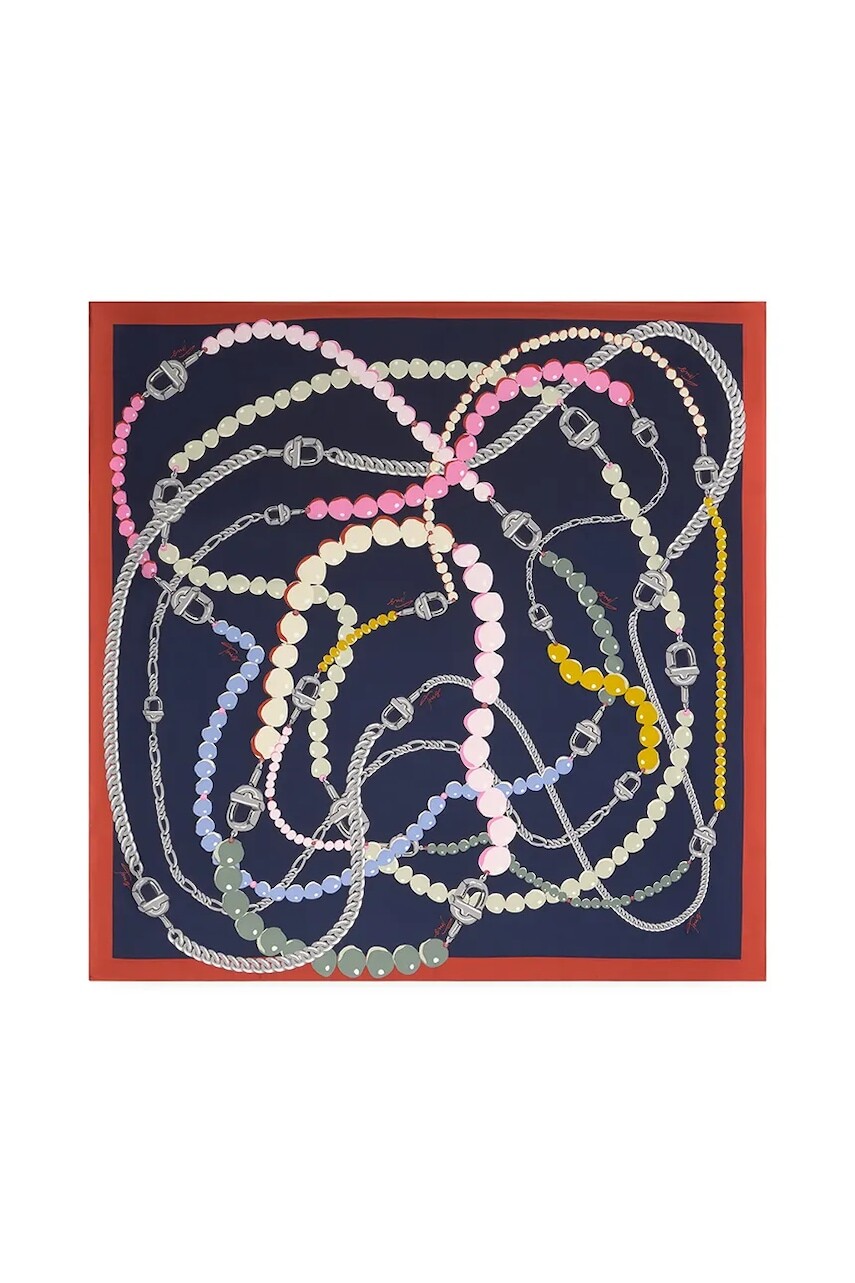 Šatka Tous TEXTIL oranžová farba, vzorovaná, 2002303609