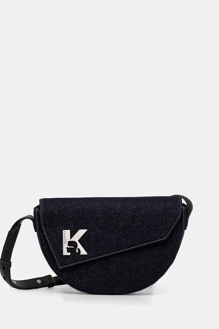 Kabelka Karl Lagerfeld Jeans čierna farba, A4W30160