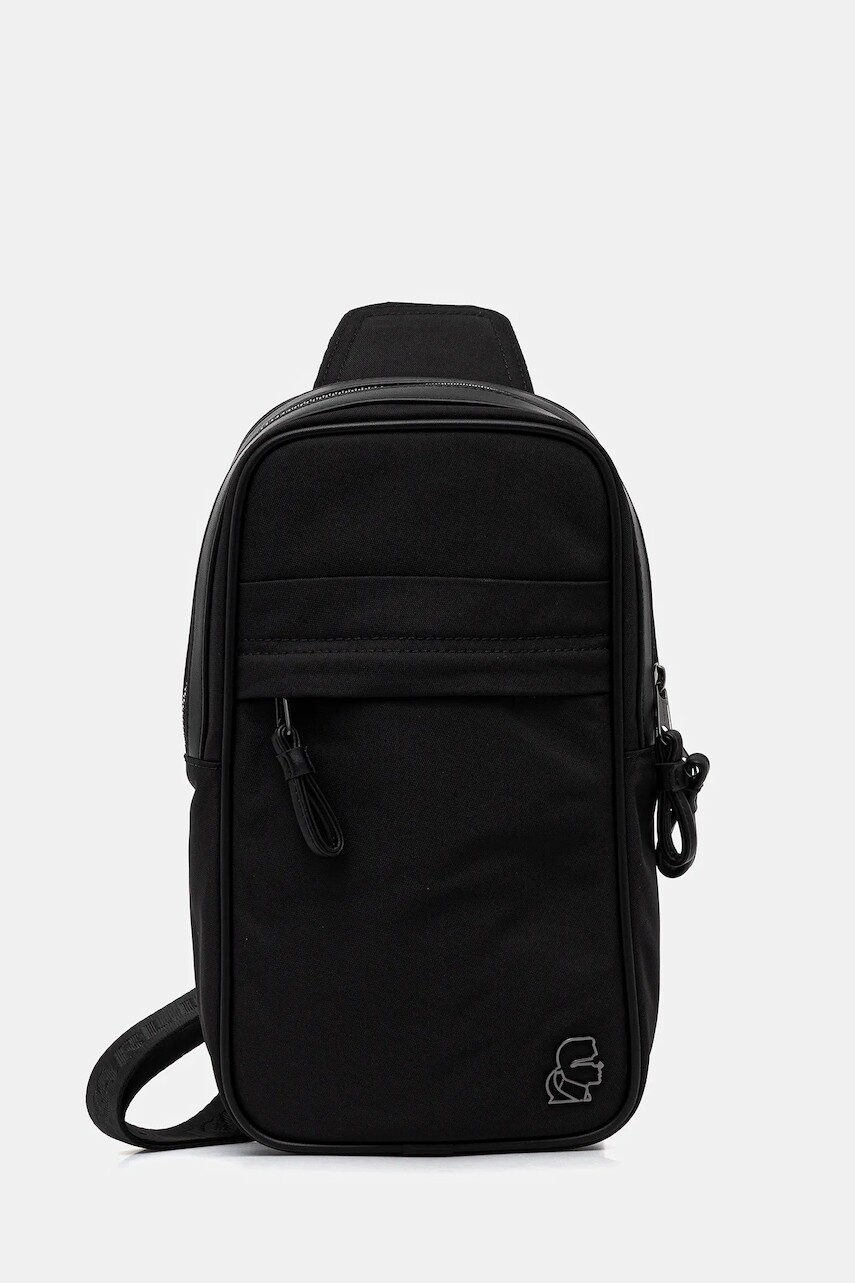 Malá taška Karl Lagerfeld K/KAMEO čierna farba, A4M30268