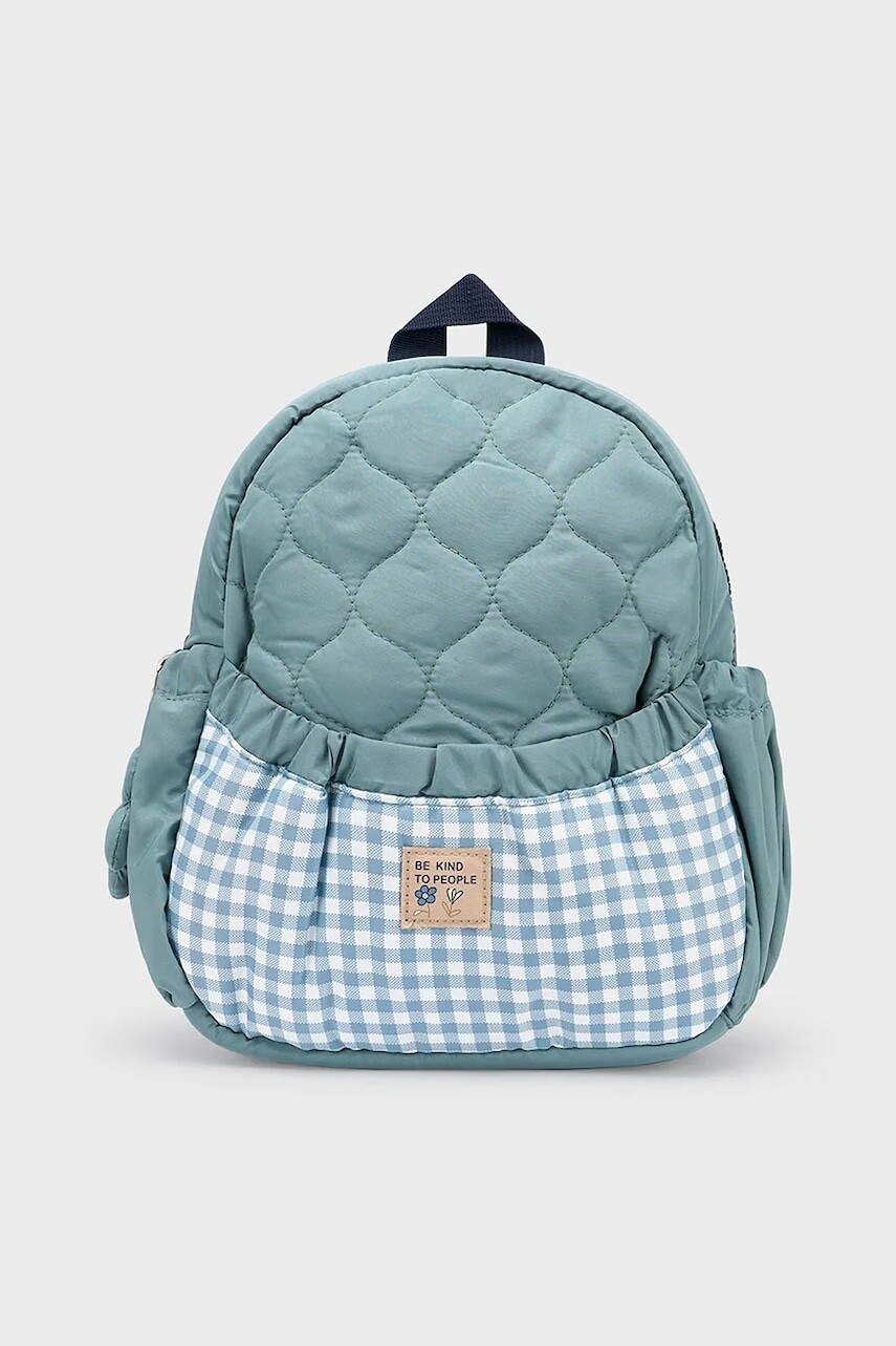 Detský ruksak Mayoral zelená farba, malý, vzorovaný, 10087