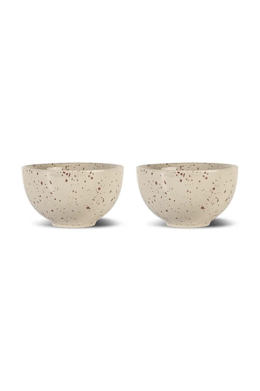 Sada misiek Sagaform Ditte 12 cm 2-pak béžová farba