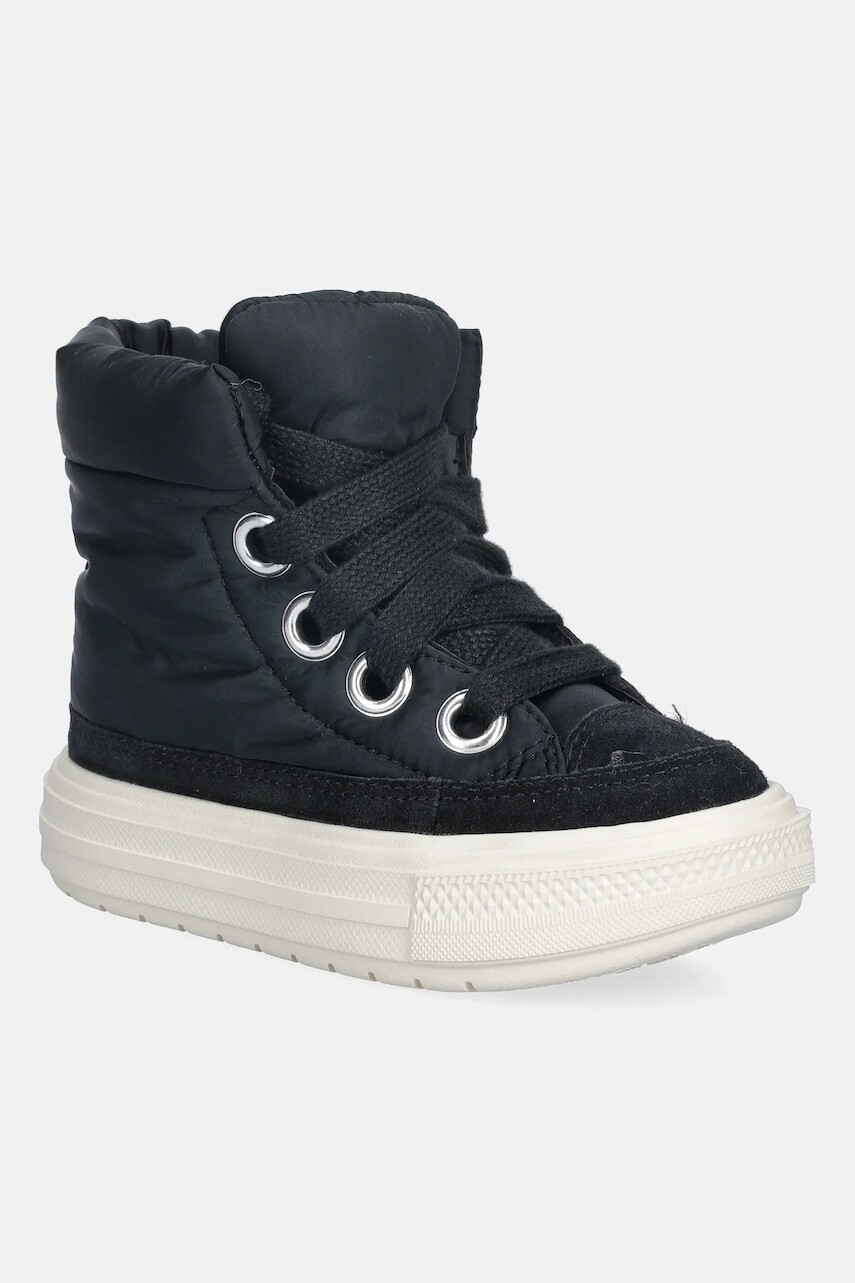 Detské zimné topánky Converse CHUCK TAYLOR ALL STAR ELEMENTS BOOT čierna farba, A14173C