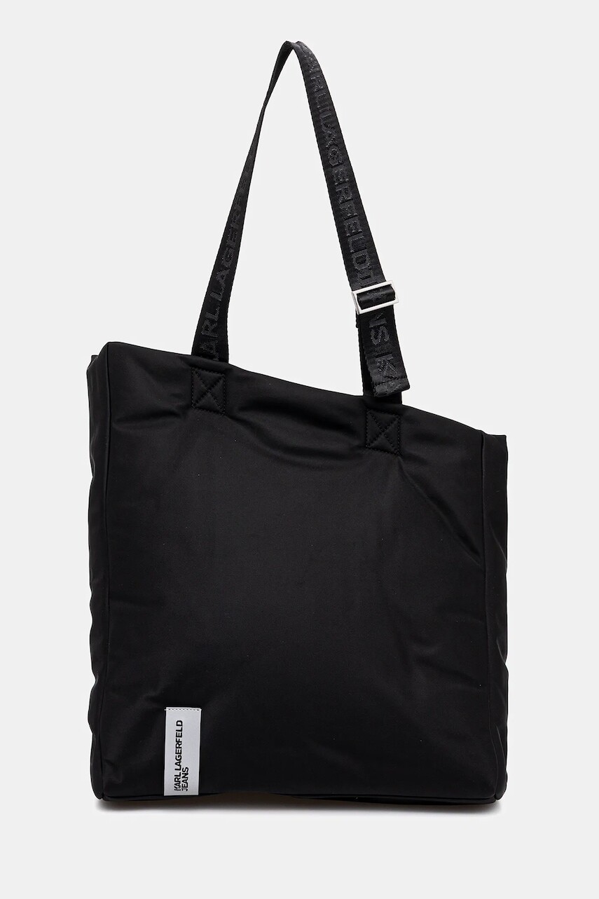 Kabelka Karl Lagerfeld Jeans čierna farba, A4W30178