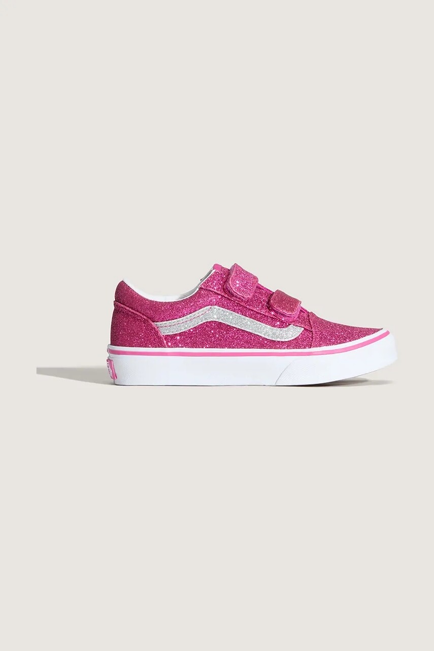 Detské tenisky Vans Old Skool V ružová farba, VN000CYAYLZ1
