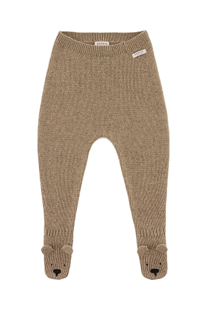 Detské vlnené polodupačky Donsje Matsie Merino Wool Leggings Bear hnedá farba, jednofarebné, 3039101