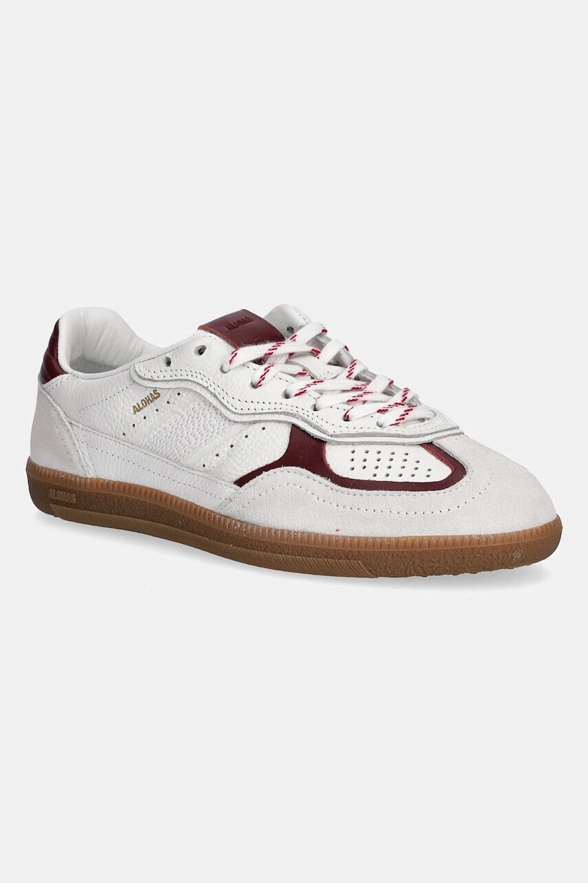 Semišové tenisky Alohas S100709-07 biela farba, S100709-07