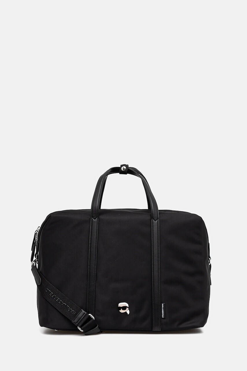 Taška Karl Lagerfeld čierna farba, A4W30249