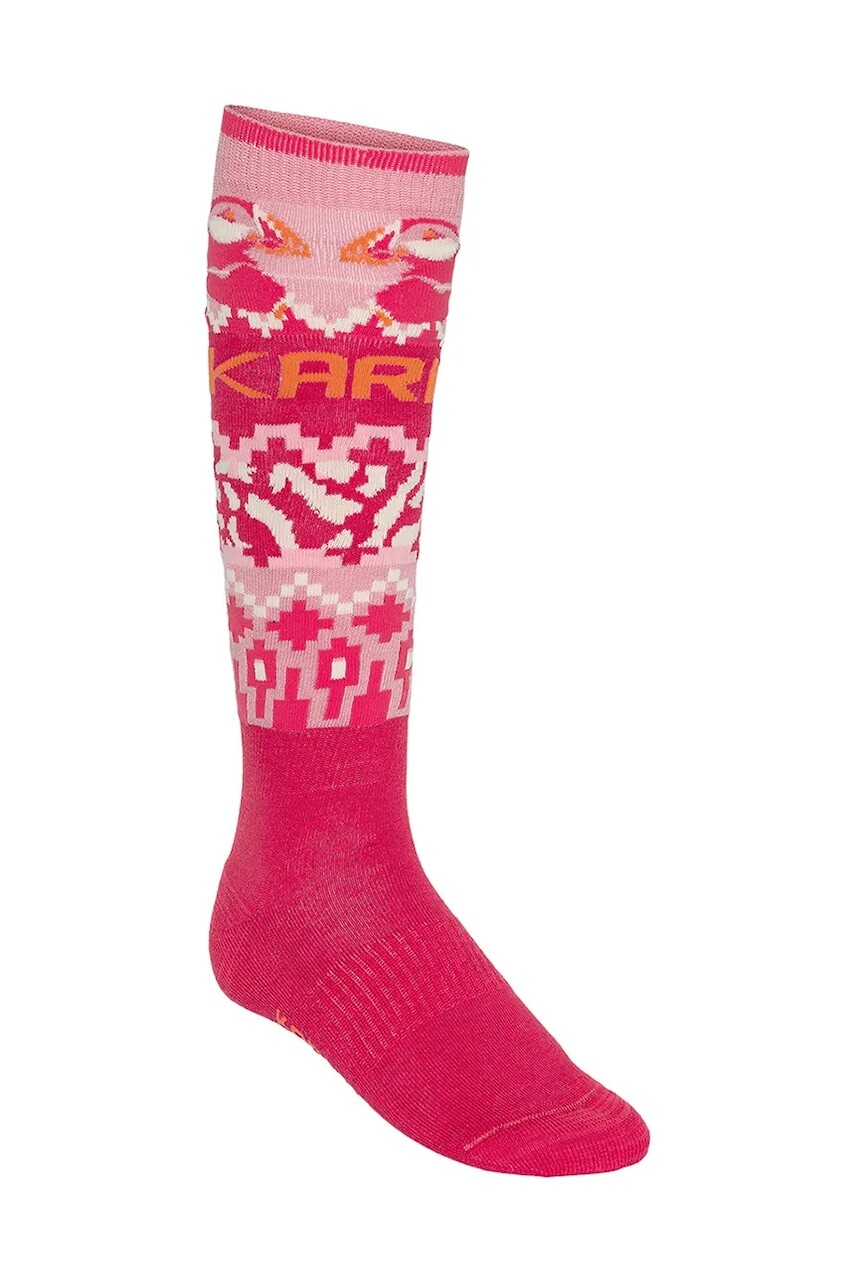 Ponožky Kari Traa JOHANNE ružová farba, 611472