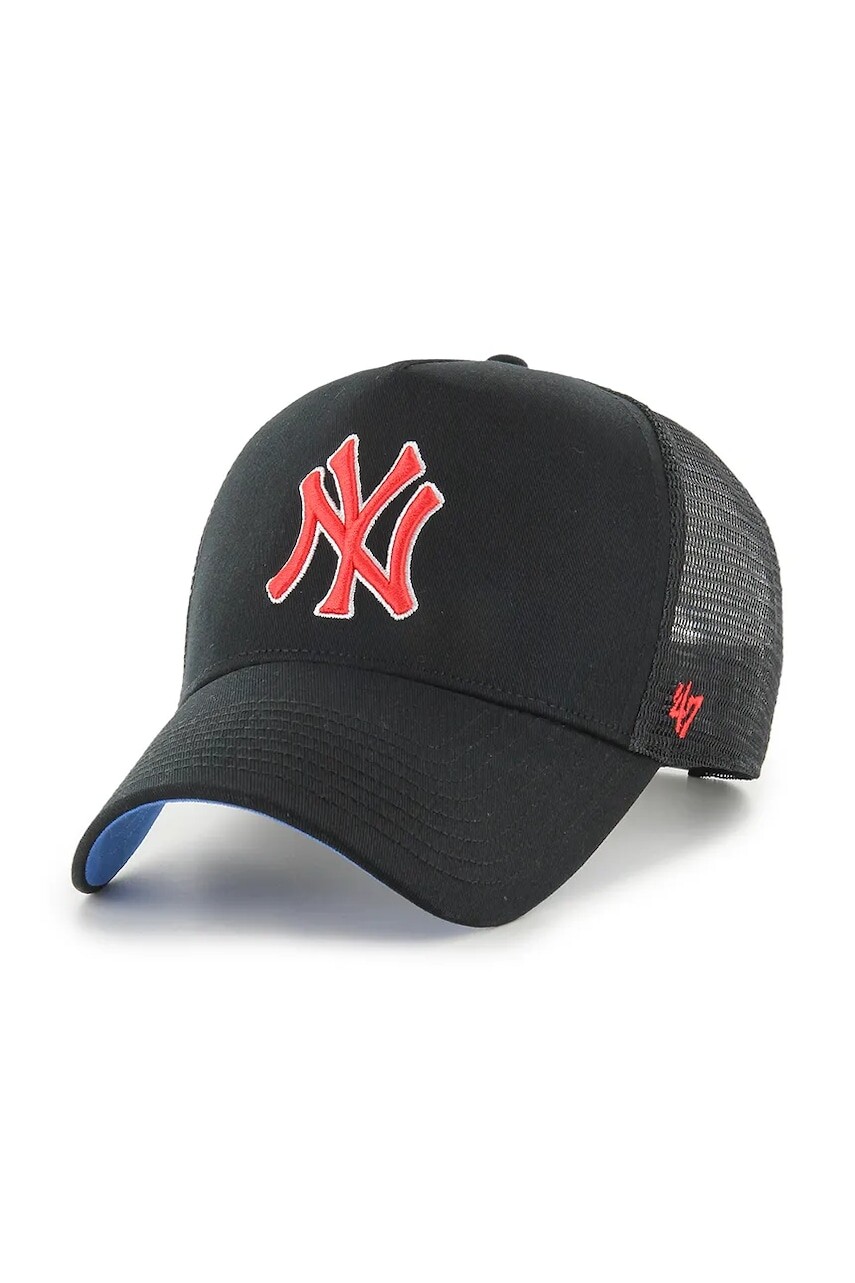 Šiltovka 47 brand MLB New York Yankees čierna farba, B-BLPOM17GWP-BKA