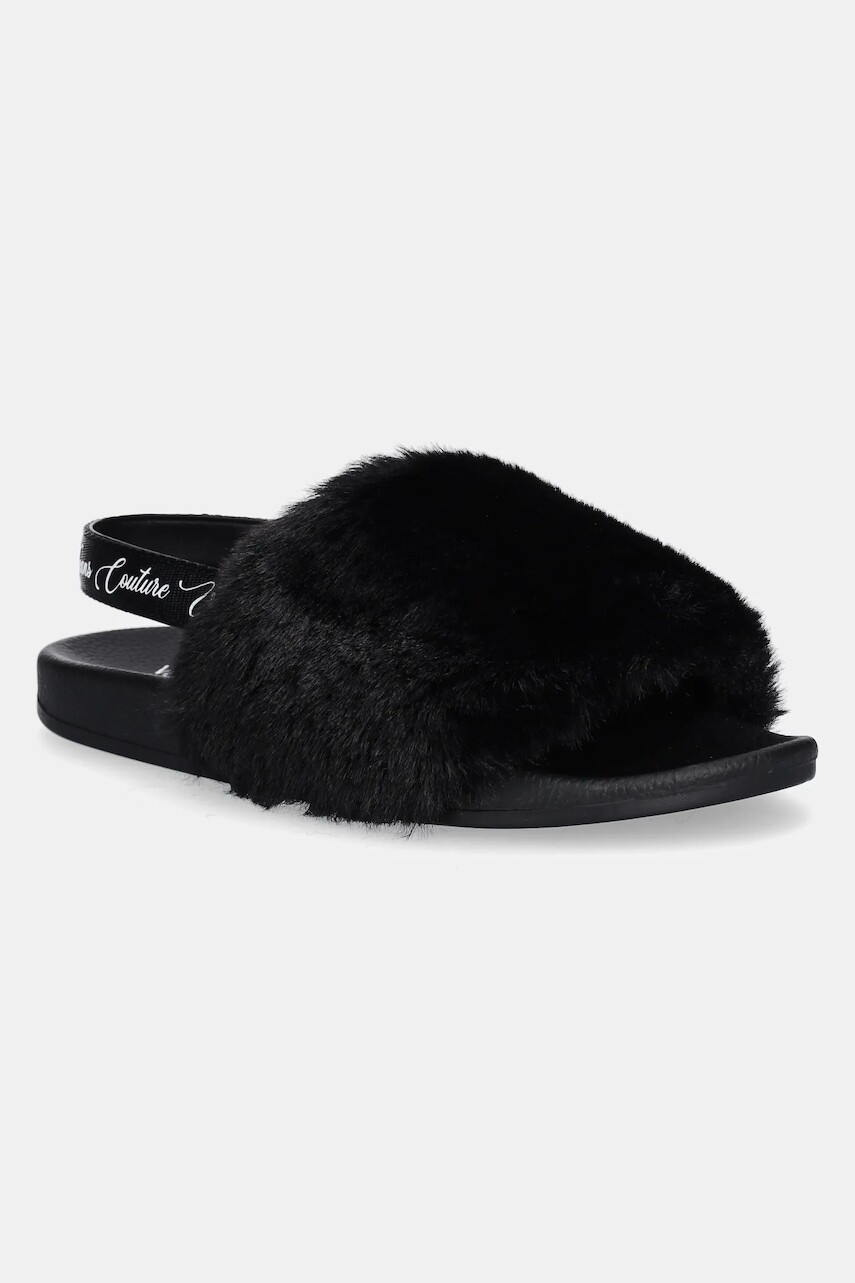 Šľapky Versace Jeans Couture čierna farba, 79VA3SQ6 ZS359 899