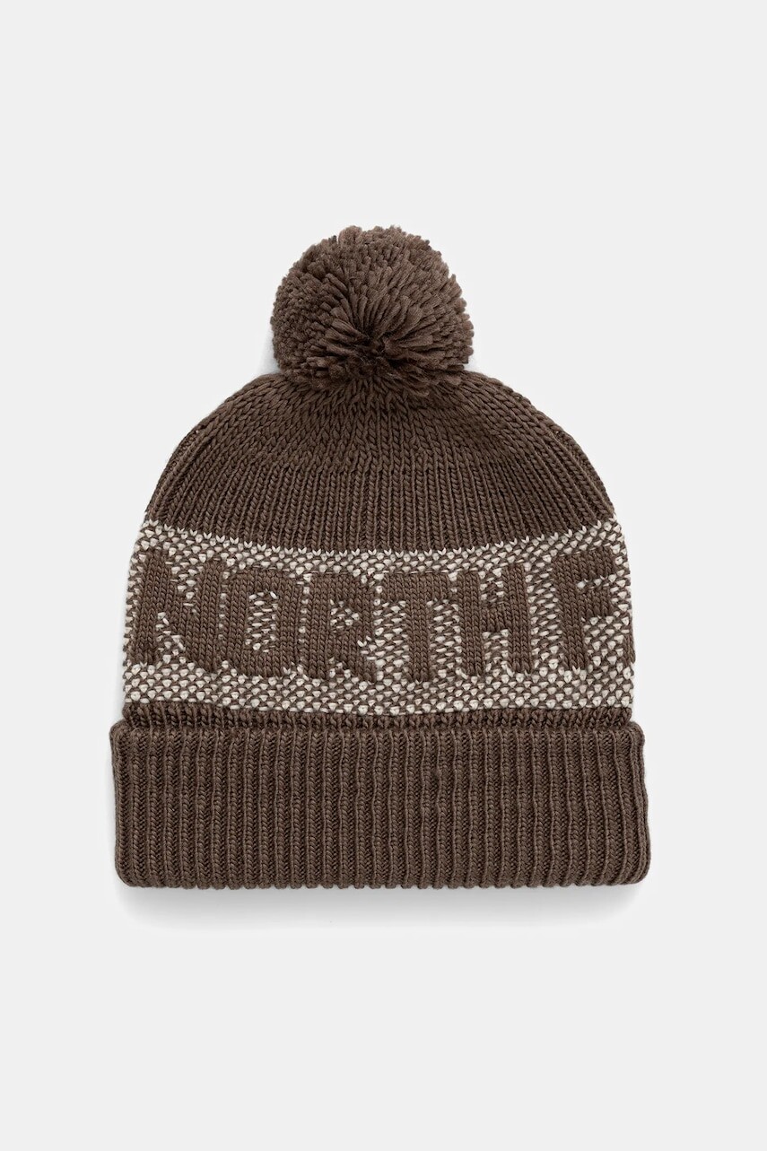 Čiapka The North Face Retro Cabin Beanie hnedá farba, NF0A88QW87I1