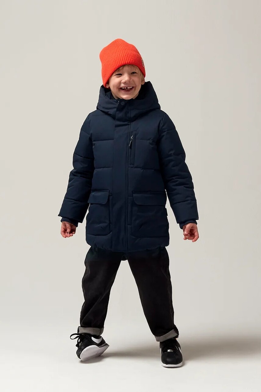 Detská bunda Gosoaky TIGER EYE tmavomodrá farba, 252.9.1.506