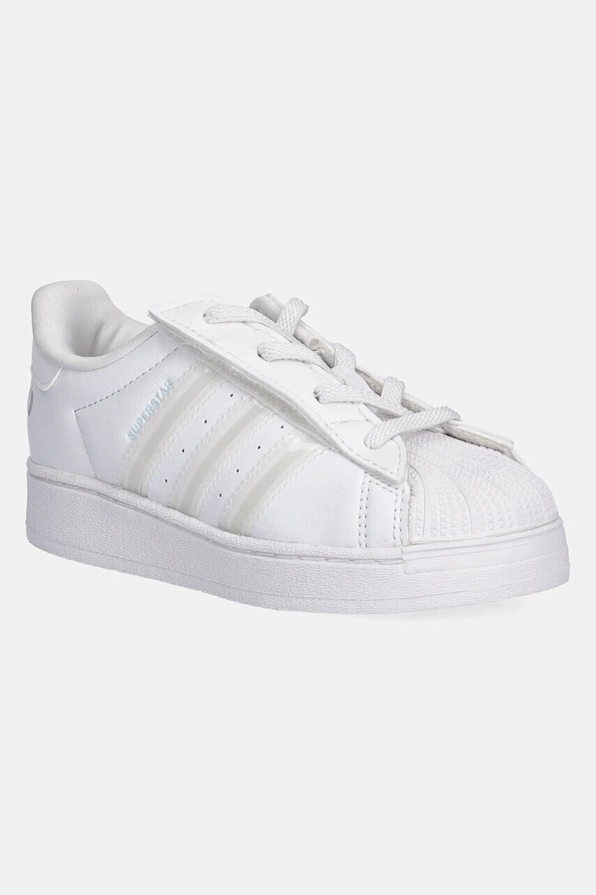 Detské tenisky adidas Originals SUPERSTAR LED LIGHTS biela farba, JQ6418