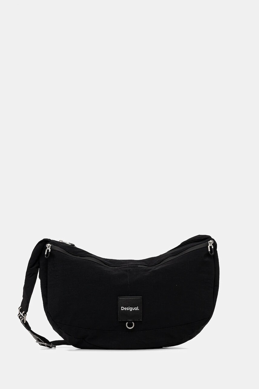 Kabelka Desigual TRAVELLING CANGAS čierna farba, 25WAXY15