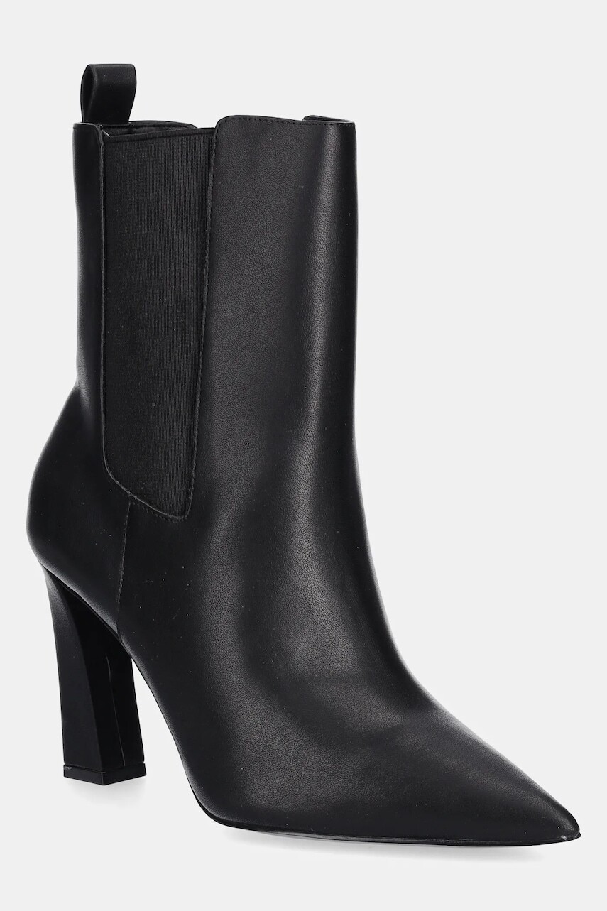 Kožené topánky chelsea Aldo LIORA čierna farba, na podpätku, 14147559