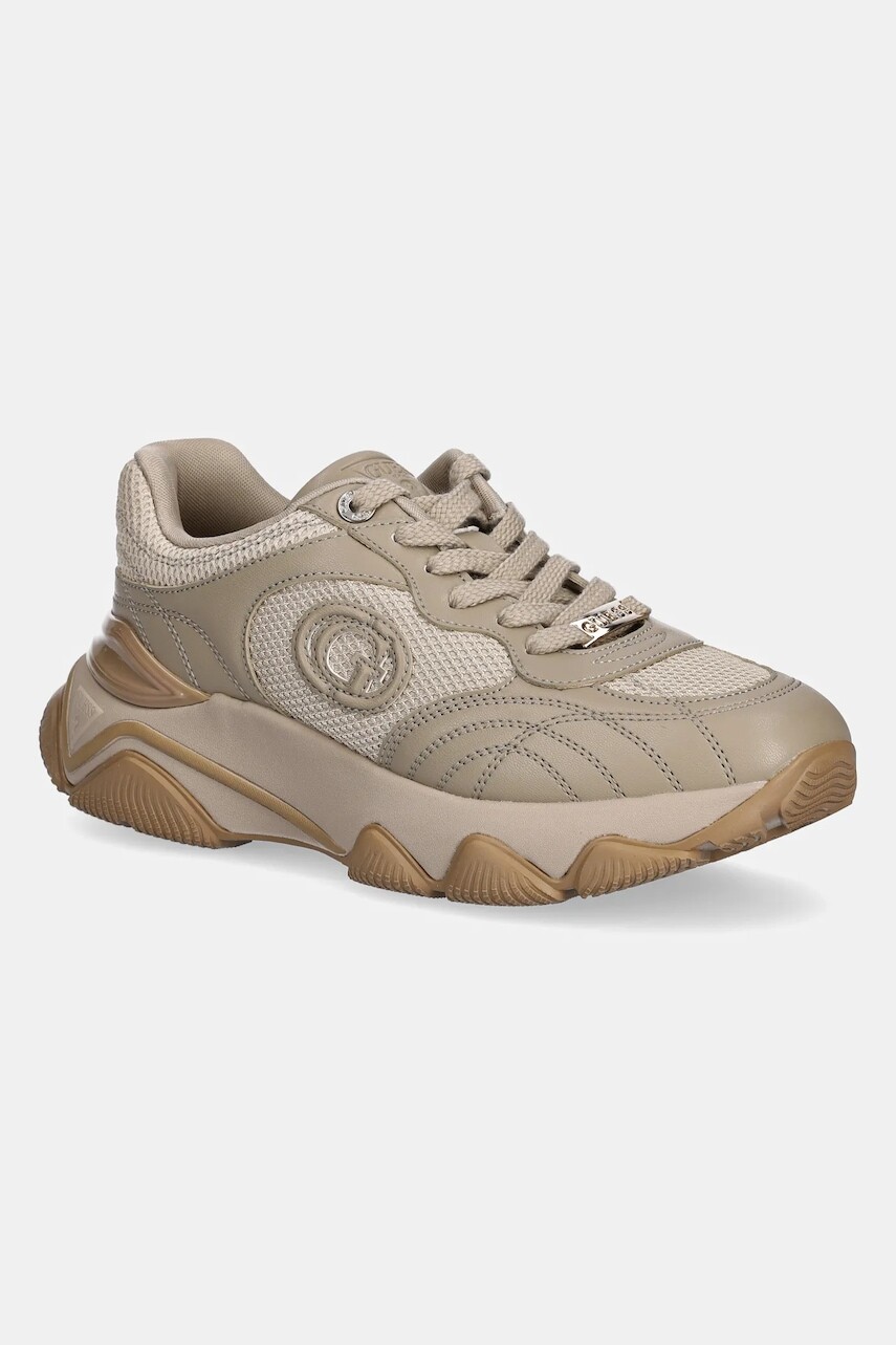 Tenisky Guess MORRIZ béžová farba, FLFMRZ ELE12