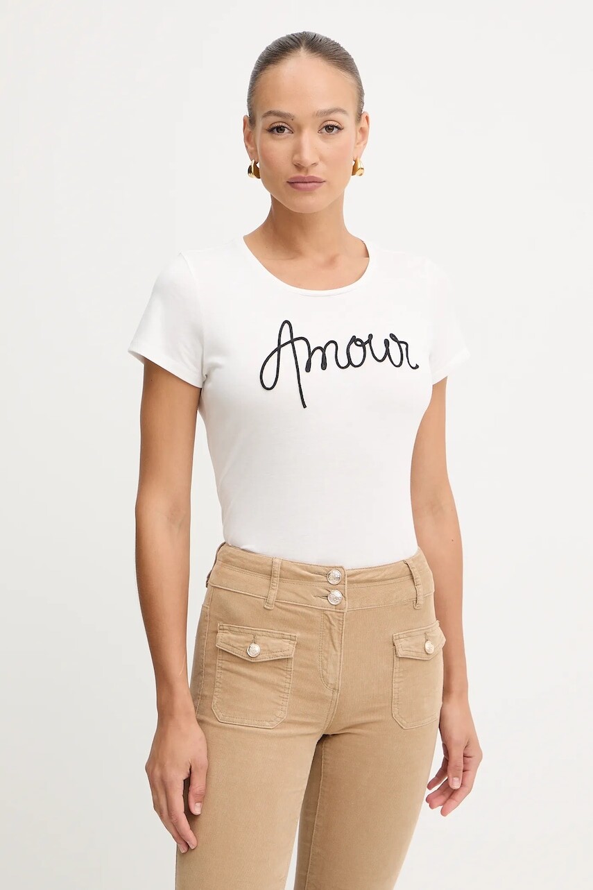 Tričko Morgan dámske, biela farba, DMIO