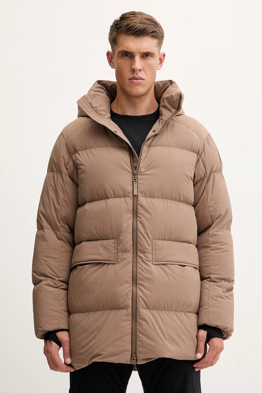 Páperová bunda BOGNER Fire+Ice YARON hnedá farba, zimná, 34019439