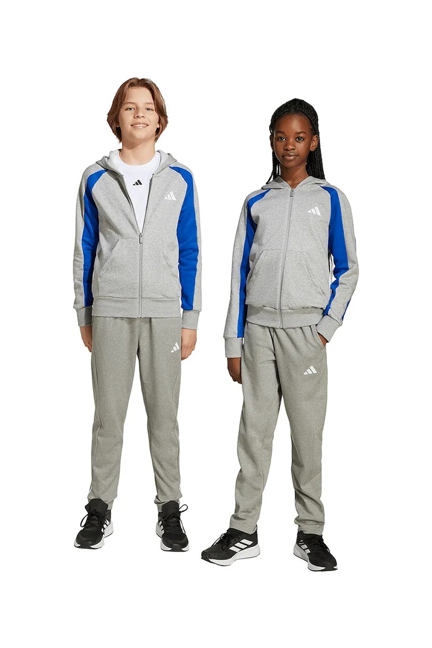 Detská tepláková súprava adidas šedá farba, JW2511