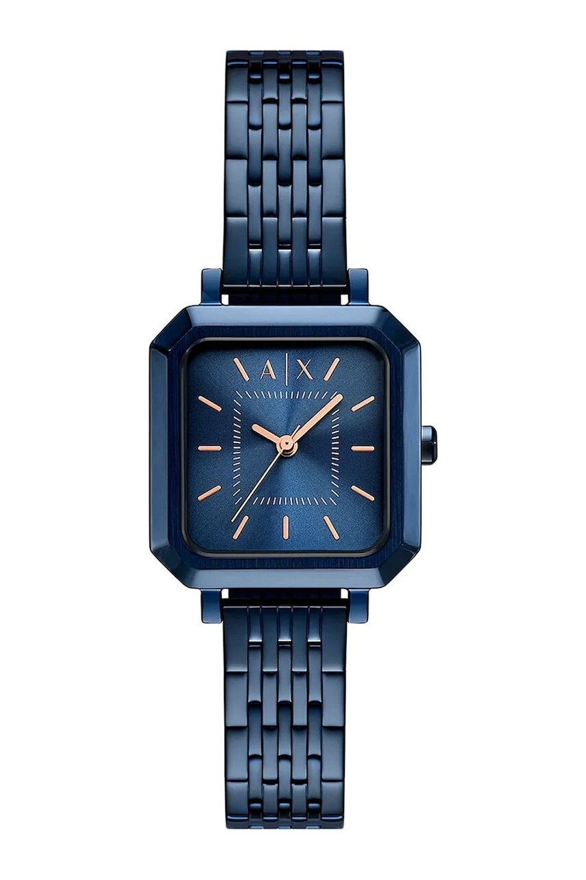 Hodinky Armani Exchange dámske, tmavomodrá farba, AX5730