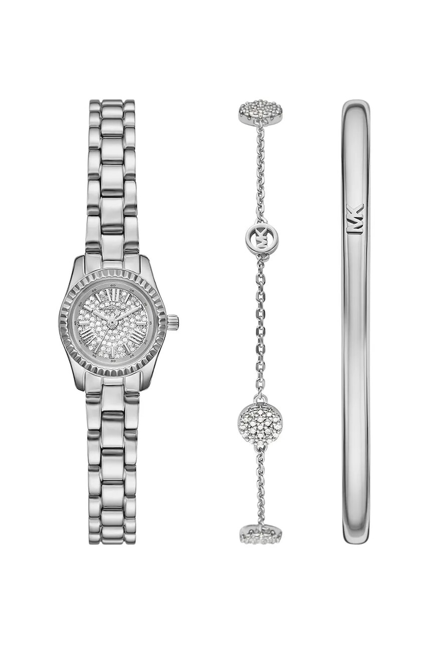 Hodinky a náramky Michael Kors strieborná farba, MK4948SET