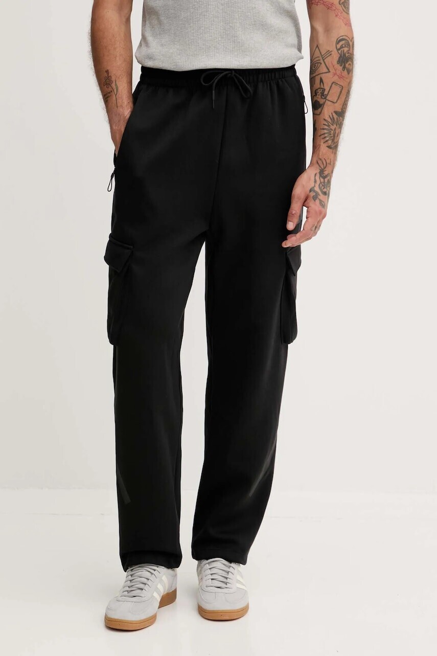 Tepláky adidas adidas x Z.N.E čierna farba, s potlačou, JM6057