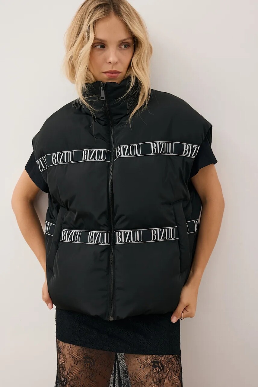 Páperová vesta Bizuu AYASE čierna farba, zimná, AYASE CZARNY
