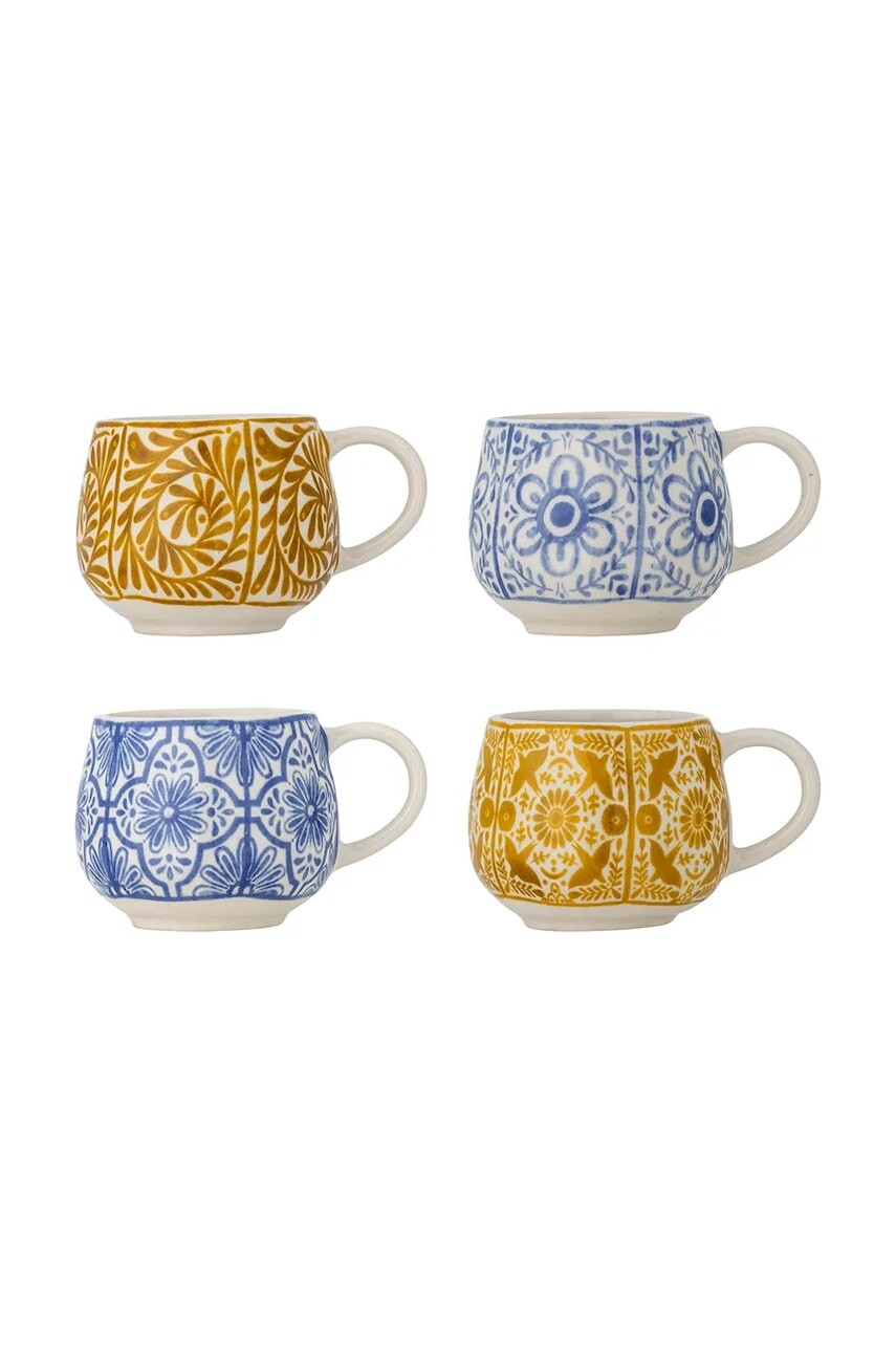 Sada pohárov Bloomingville 7 x 5,5 cm 4-pak viac farieb