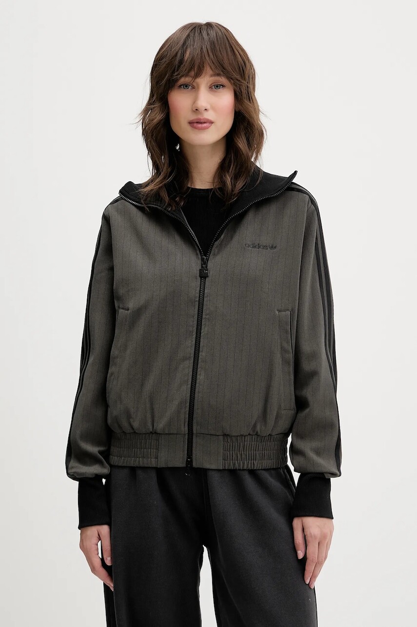 Mikina adidas Originals Tailored Tt šedá farba, vzorovaná, JY3523