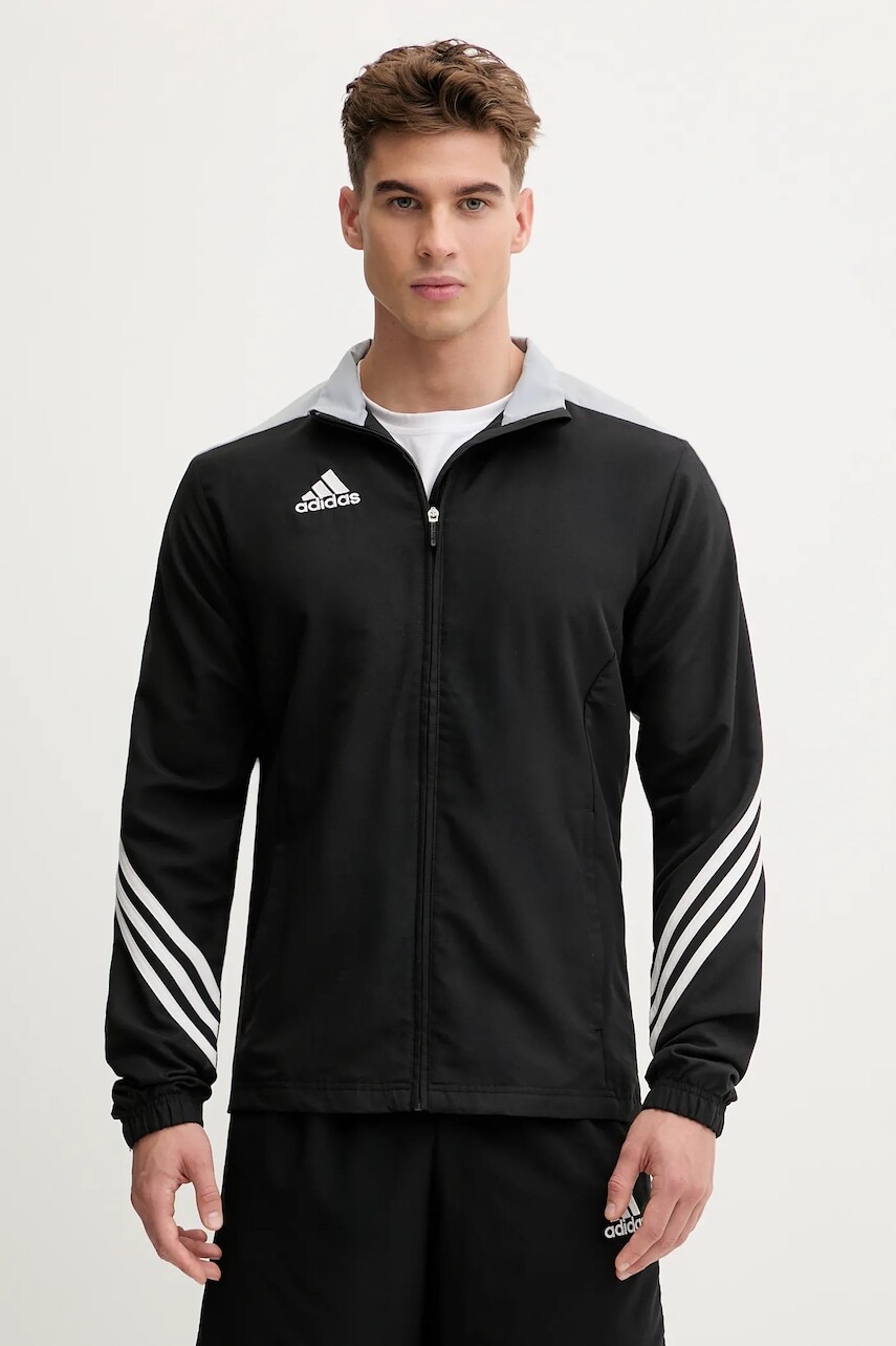 Tepláková súprava adidas F49675-black, pánska, čierna farba