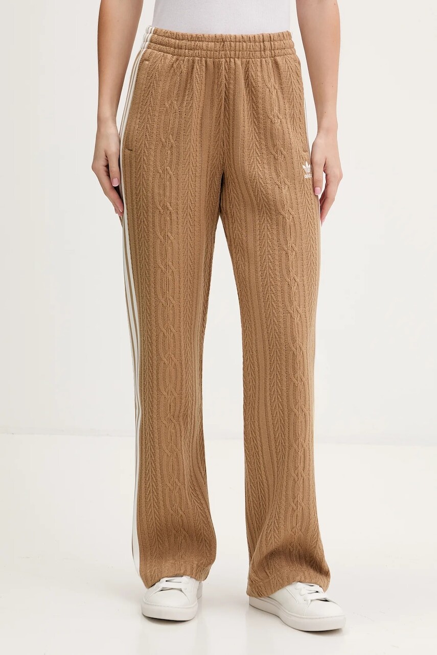 Tepláky adidas Originals zelená farba, vzorované, KS7802