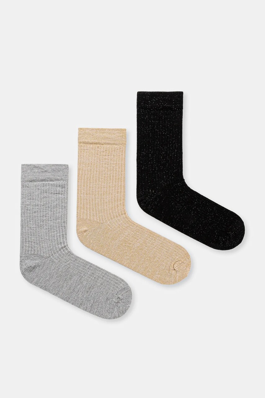 Ponožky Answear.LAB 3-pak žltá farba