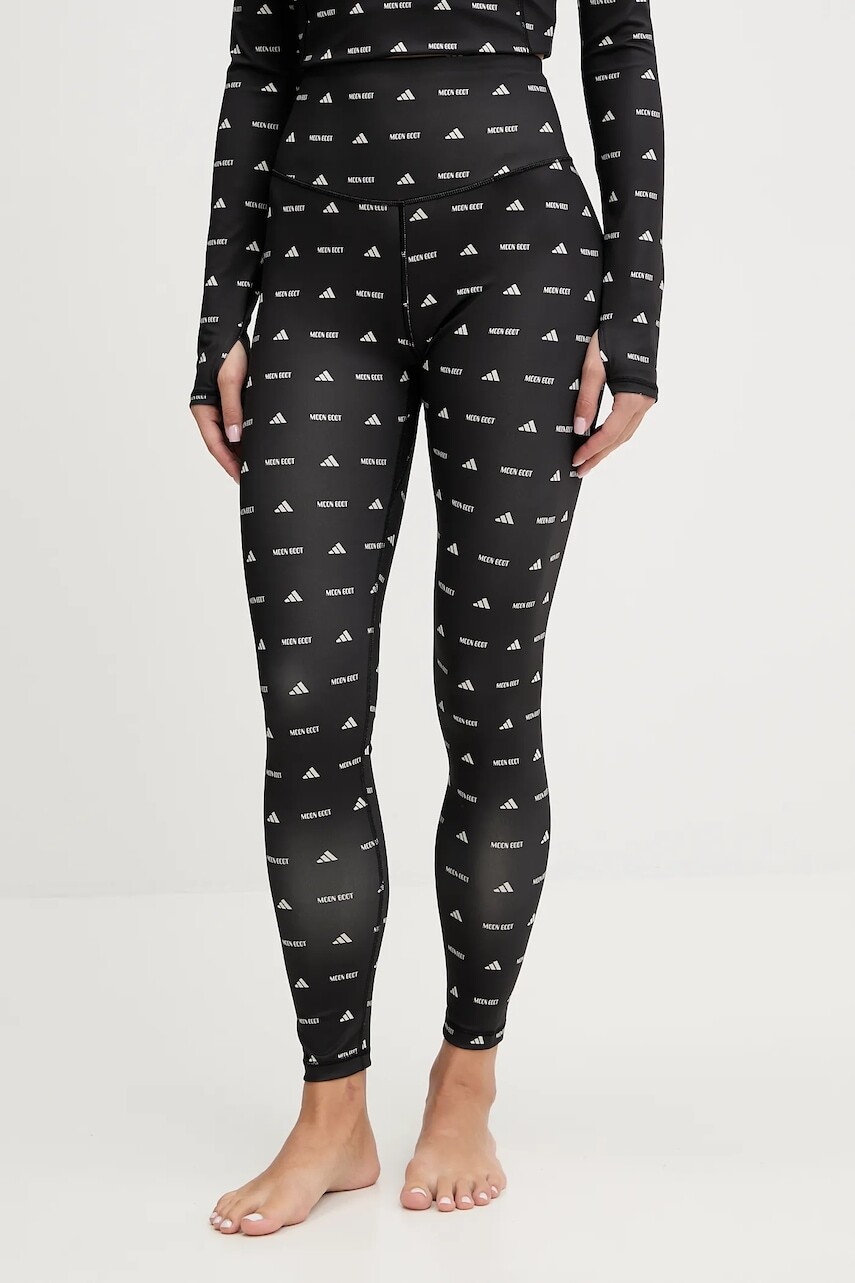 Legíny adidas adidas x Moon Boot čierna farba, vzorované, JM8912