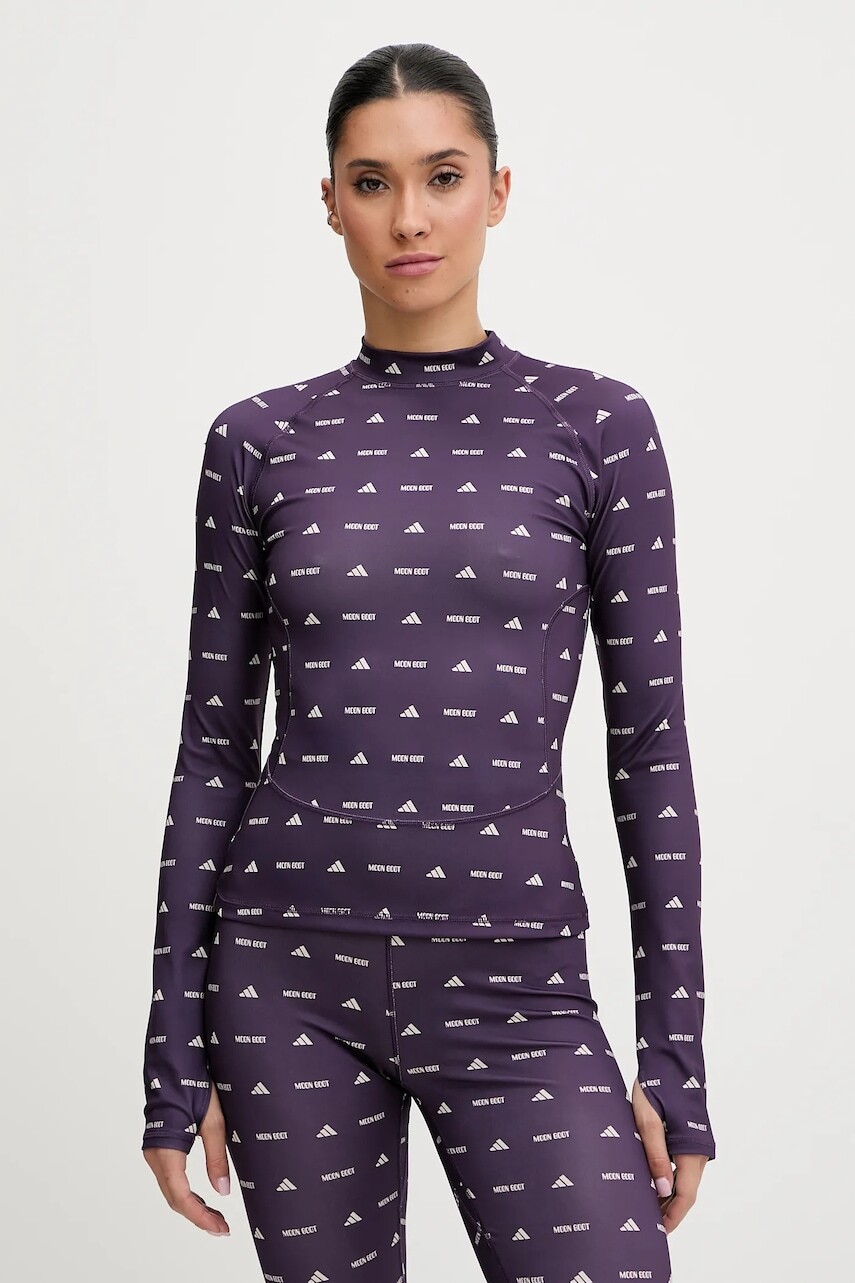 Tričko s dlhým rukávom adidas adidas x Moon Boot fialová farba, JM1104