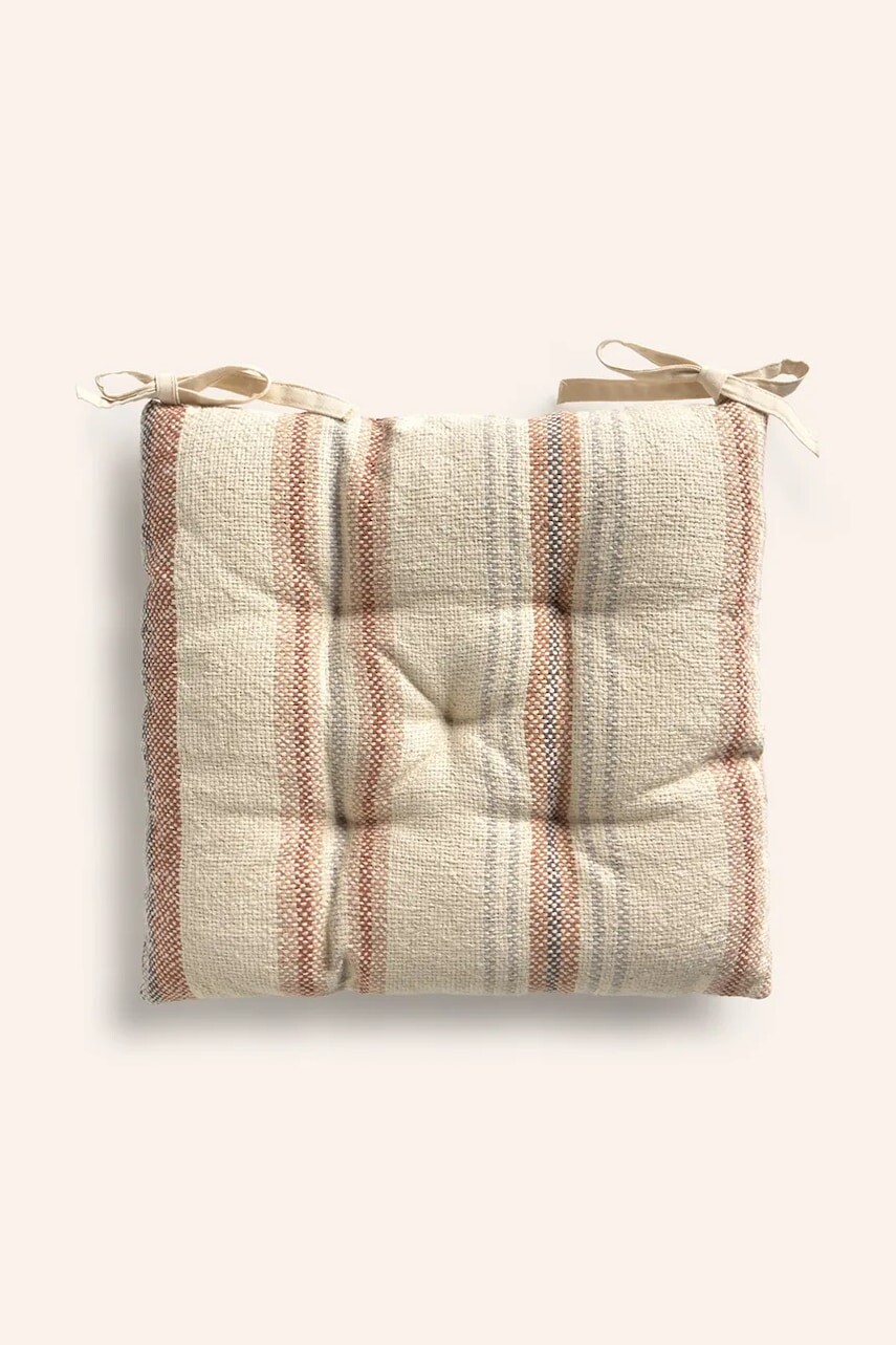 Dekoratívny bavlnený vankúš na stoličku Calma House Peru 40 x 40 x 4 cm viac farieb