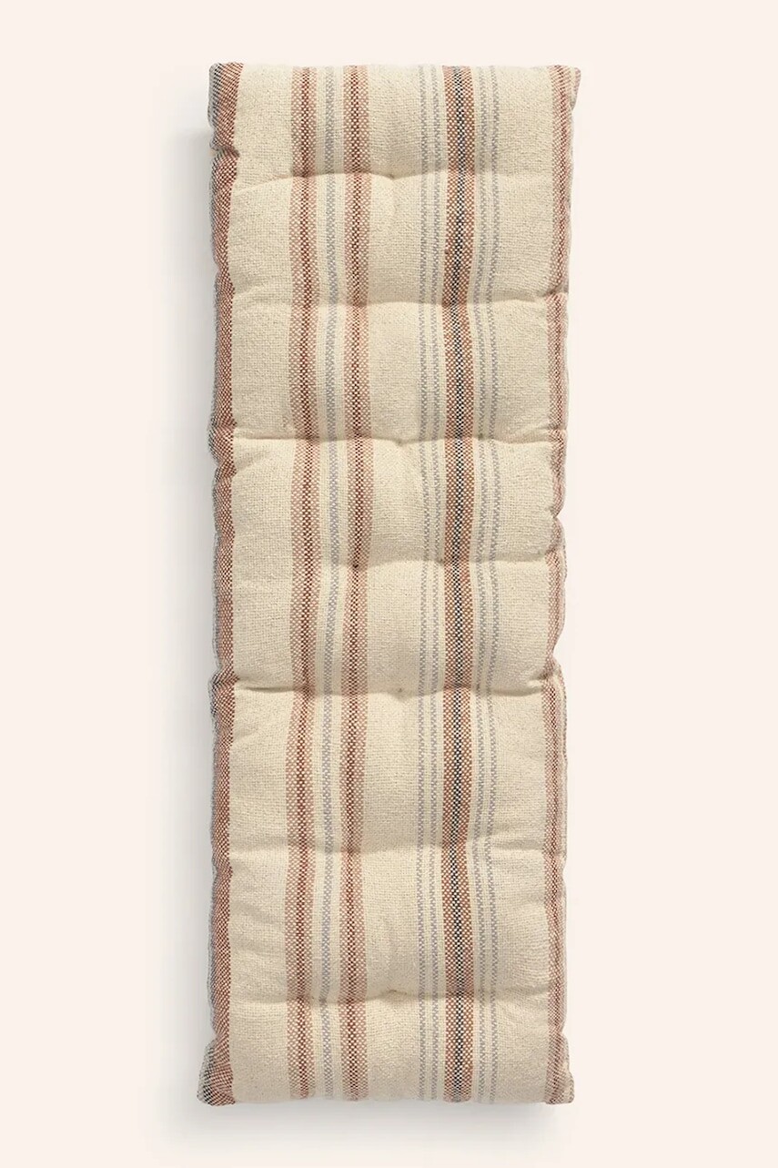 Dekoratívny bavlnený vankúš na lavicu Calma House Peru 40 x 120 x 4 cm viac farieb