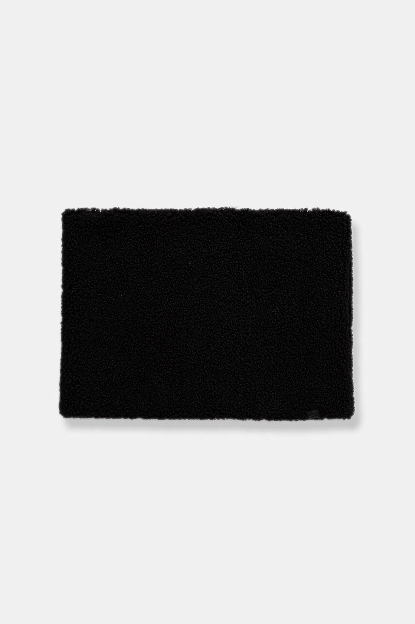 Šál komín United Colors of Benetton čierna farba, jednofarebný, 69FWDU02D