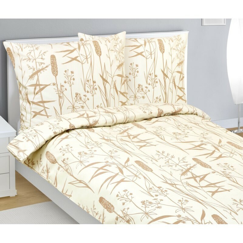 Bellatex Flanelové obliečky Rákos, 140 x 200 cm, 70 x 90 cm