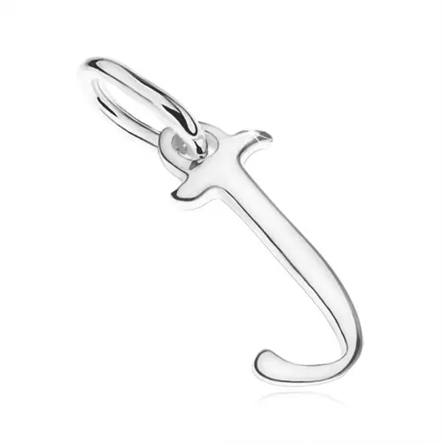 Prívesok zo striebra 925 - veľké tlačené písmeno