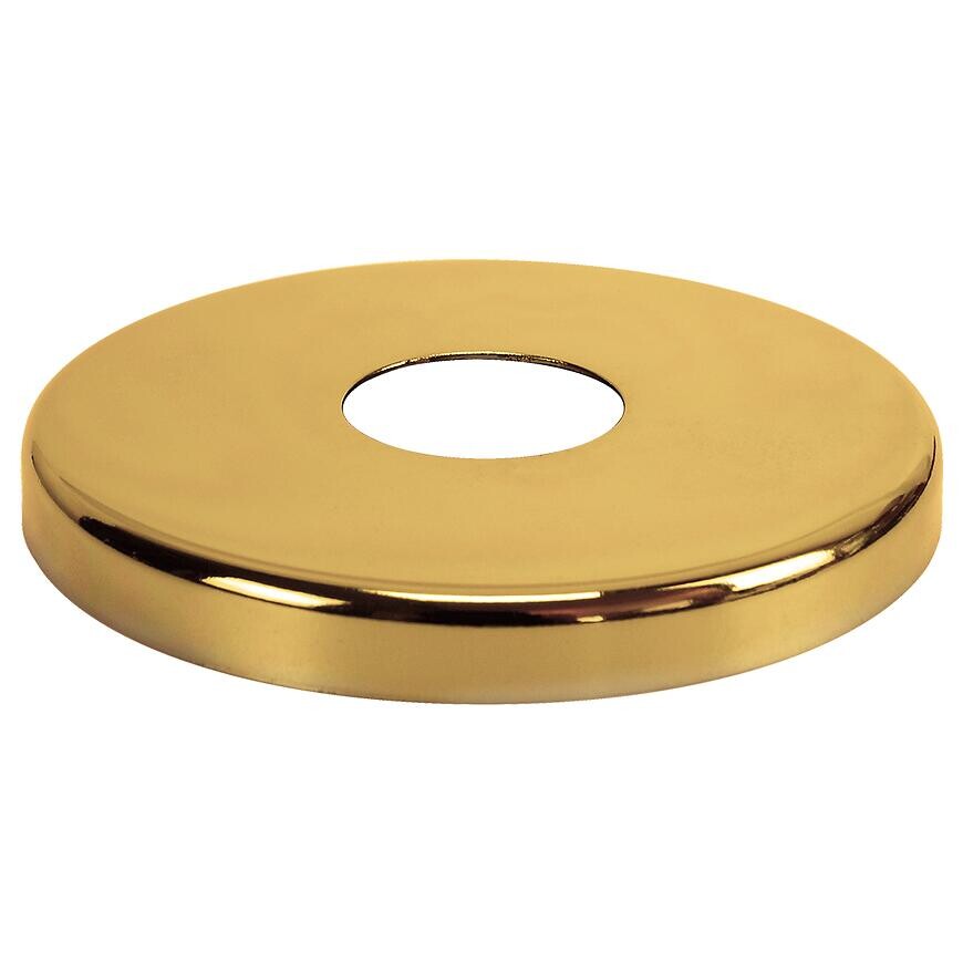 Rozeta 1/2˝ plochá zlatá h-8; d-70