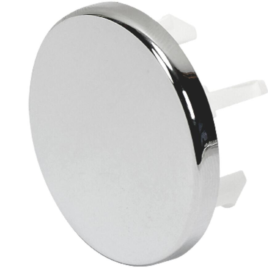 Prepadová krytka pre umývadlo strieborná