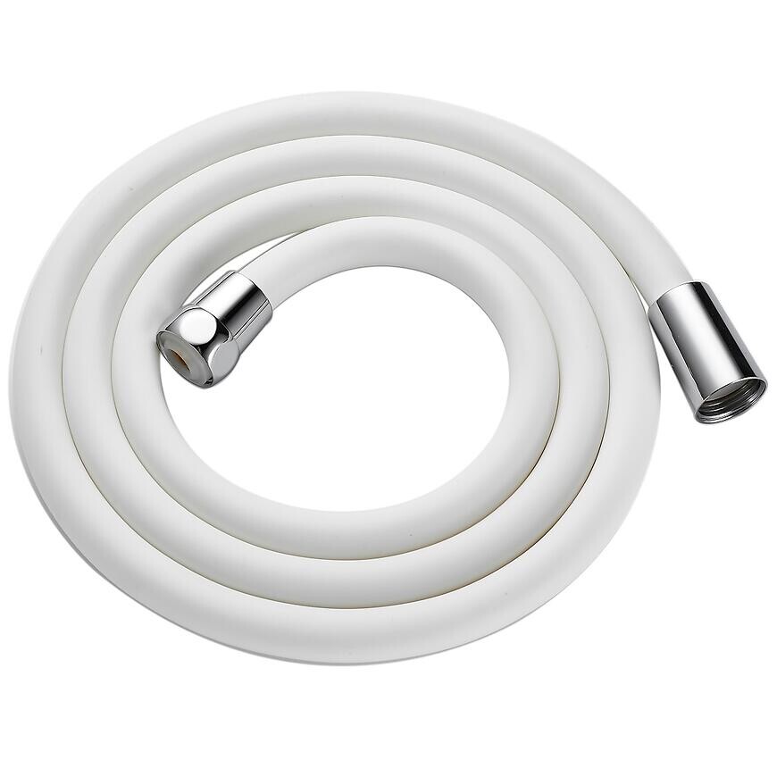 Sprchová hadica silikónová Fit White 150 cm biely