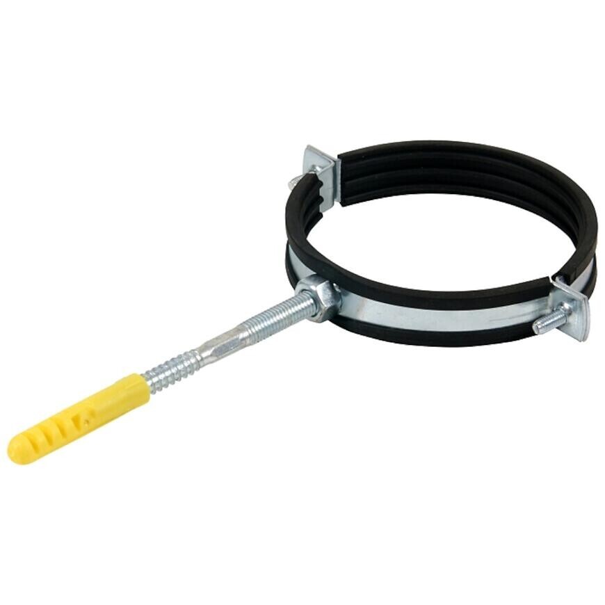 Kovová objímka na rúry s hmoždinkou a tesnením 4\