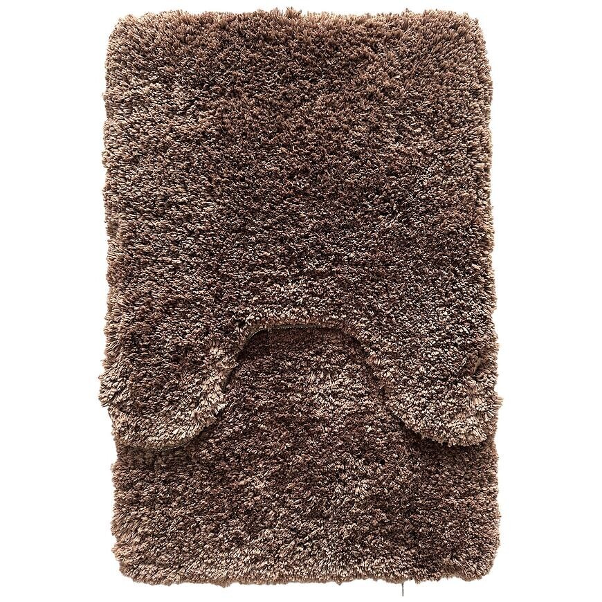 Súprava kúpeľňových predložiek 50x80 + 50x60 cm hnedá