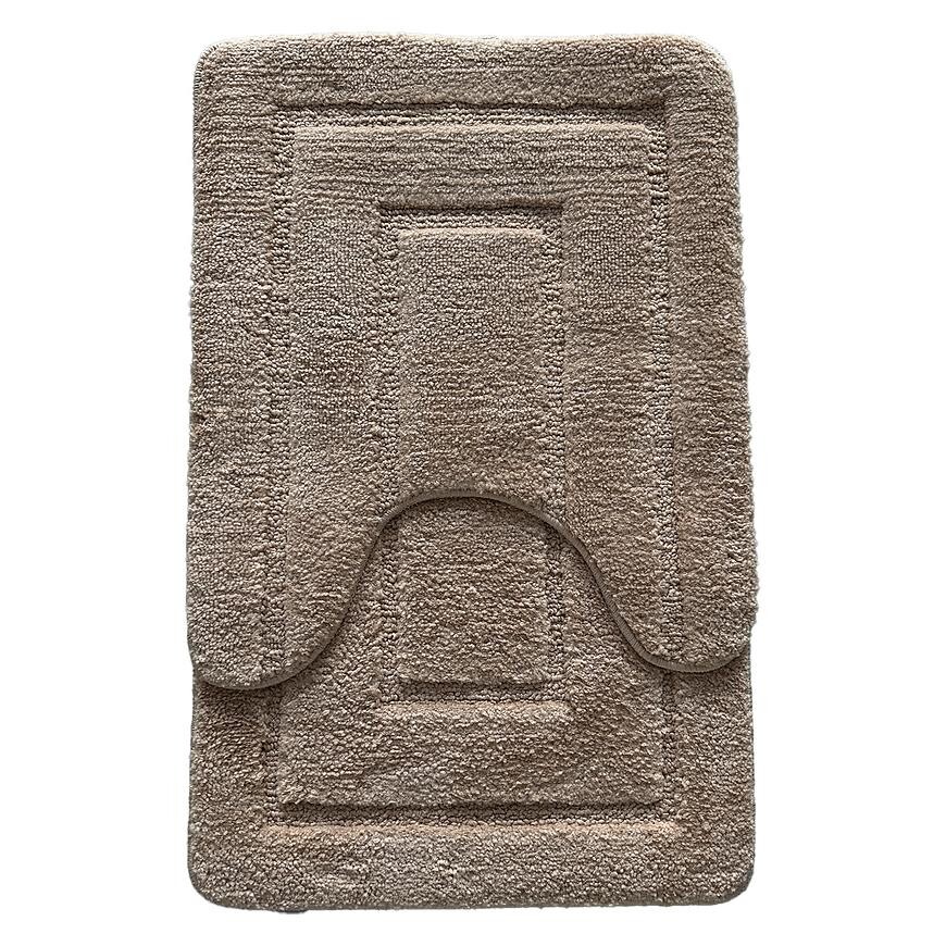 Súprava kúpeľňových predložiek 50x80 + 50x60 cm béžová